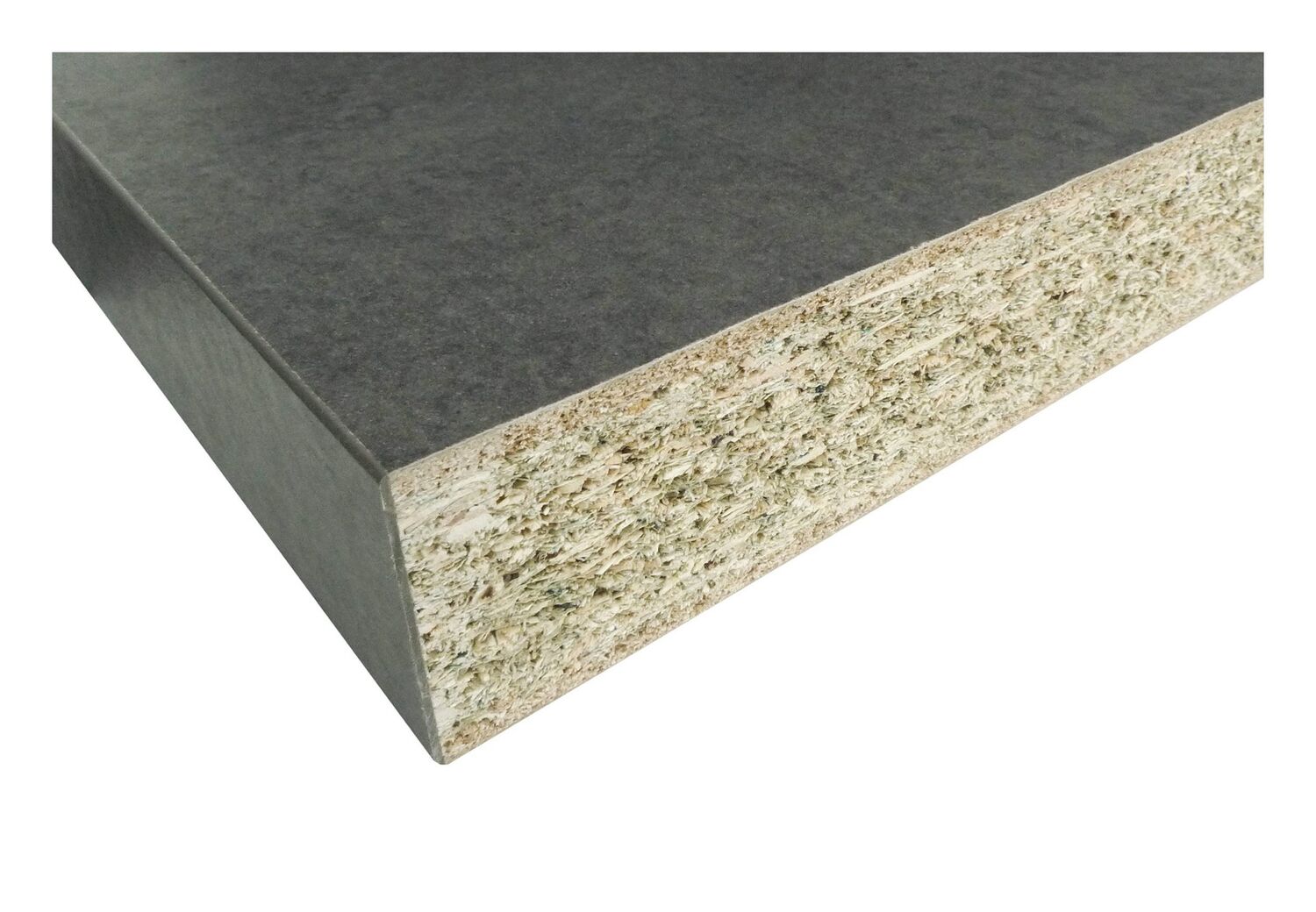 Plan de Travail Stratifié HPL Pierre Graphite 205x64x3,8cm - SUP BOIS