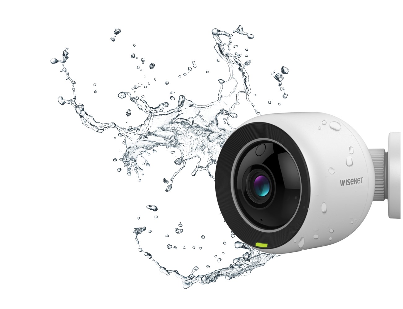 Caméra de surveillance extérieure SmartCam PoE blanc - WISE