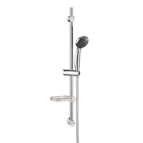 Barre Ø 18 anna 1 jet flexible pvc soft blanc 1m50