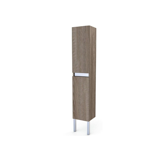 Colonne britty chêne brun 190x35x30 cm