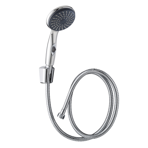 Combiné trio flora 1 jet stop flexible métal power 1m50