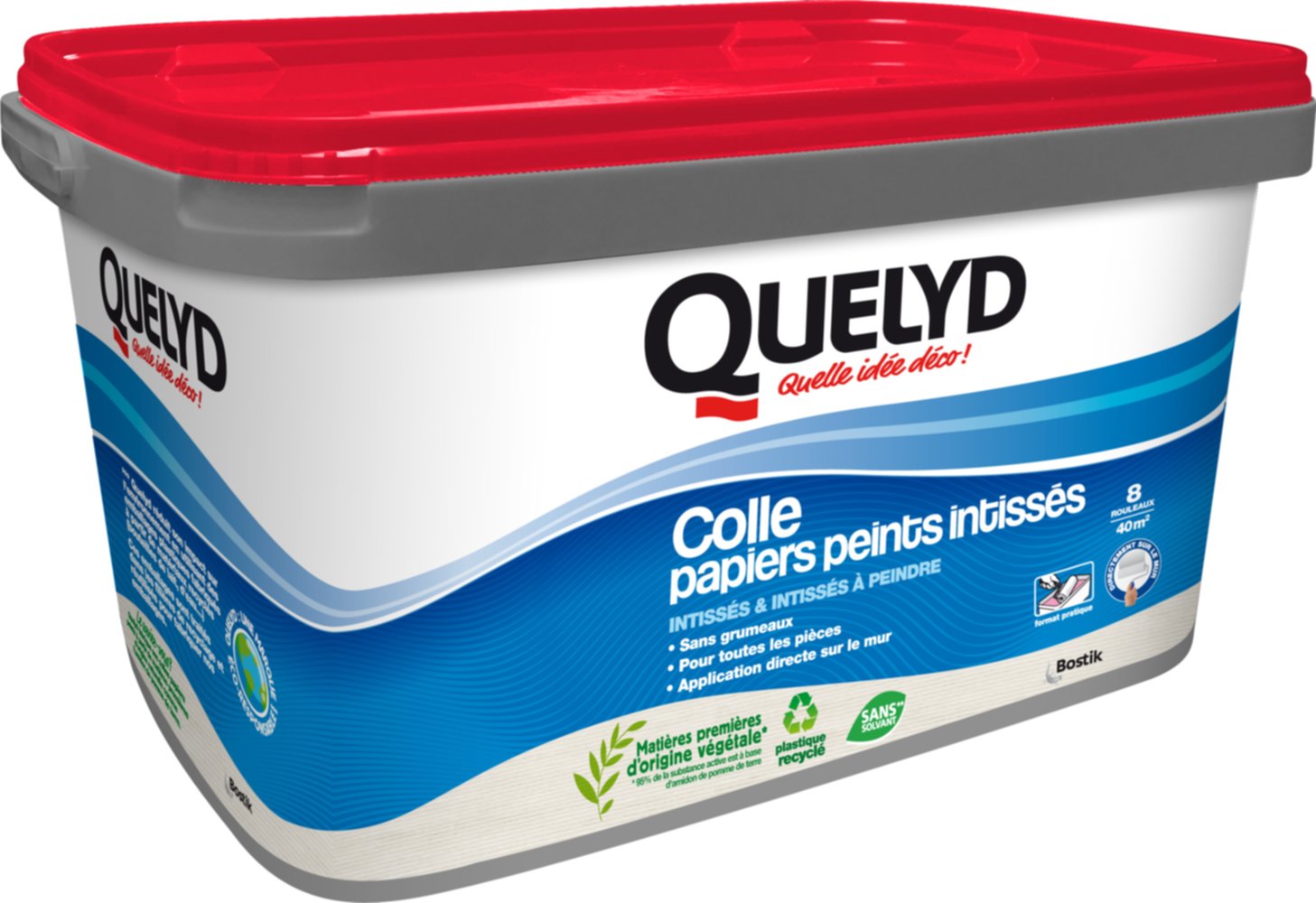Colle Pâte Spéciale Papiers Peints intissés 5kg - QUELYD