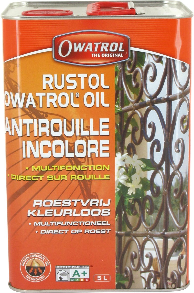Antirouille primaire d'accrochage peinture et vernis 5L - RUSTOL