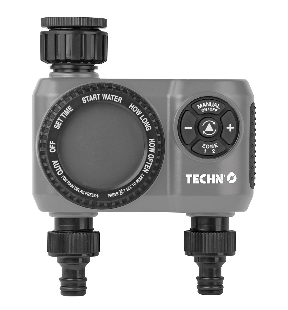Programmateur nez de robinet 2 voies - TECHNO