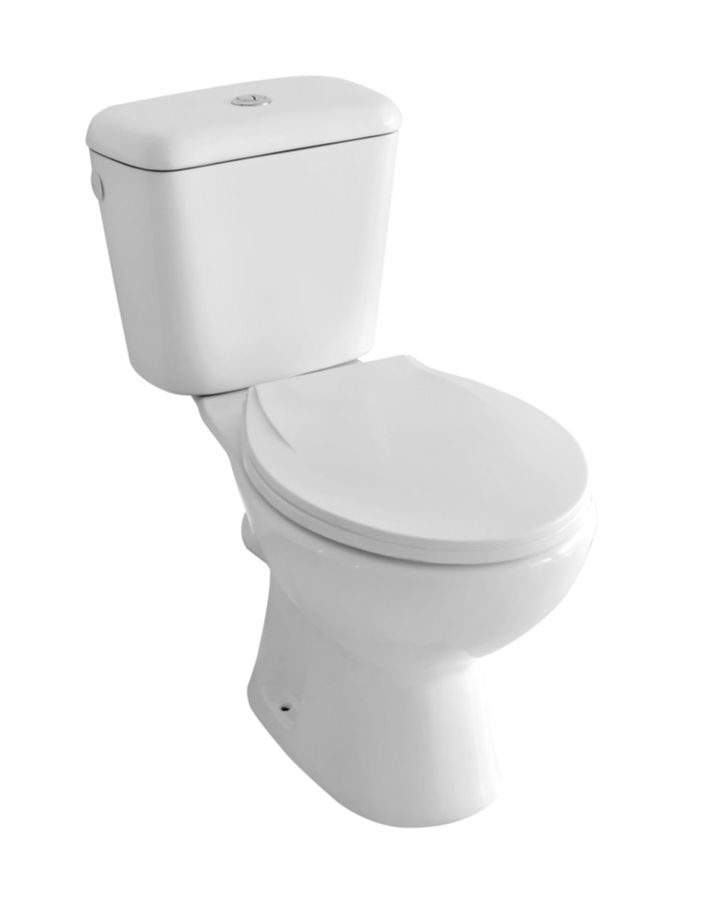 WC à poser Eco sortie horizontale double chasse+abattant - ONDEE