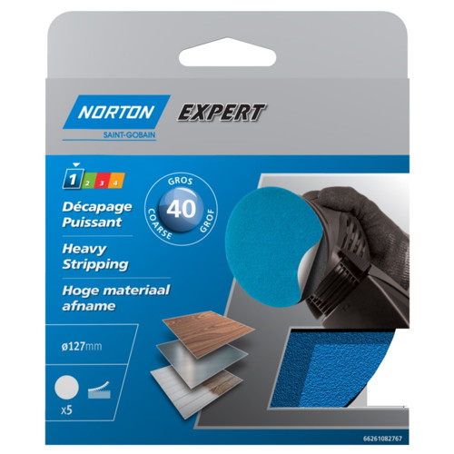 Disques papier Norgrip Ø127 G40