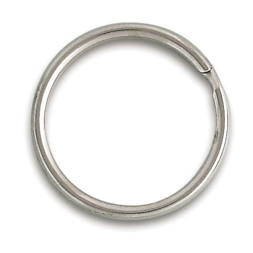 4 anneaux brisés acier nickelé ø int. 22mm