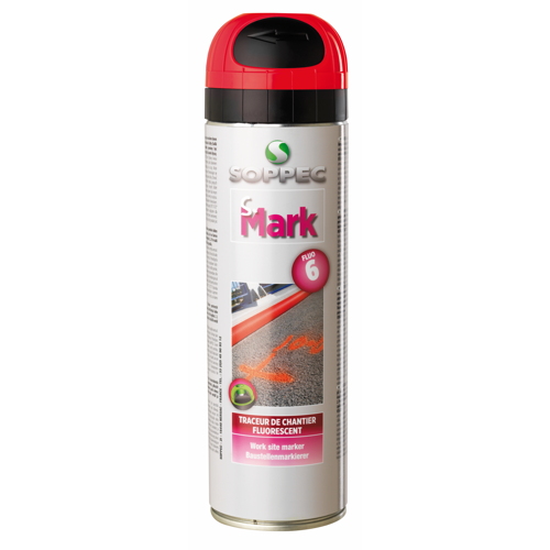 Bombe traceur de chantier S-Mark rouge