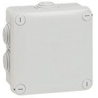 Boîte de dérivation étanche carrée 7 entrées IP55 Plexo 105x
