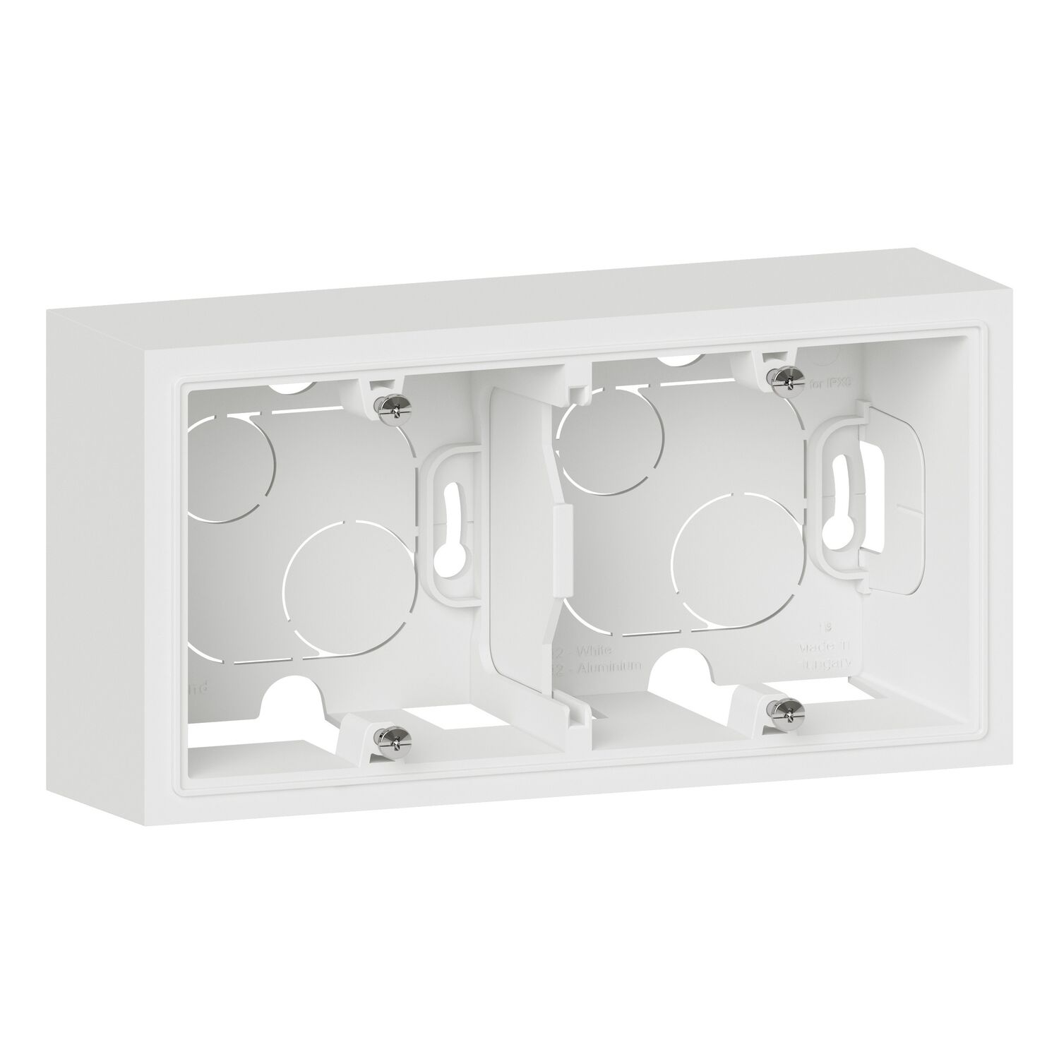 Cadre saillie 2 postes blanc - LEGRAND