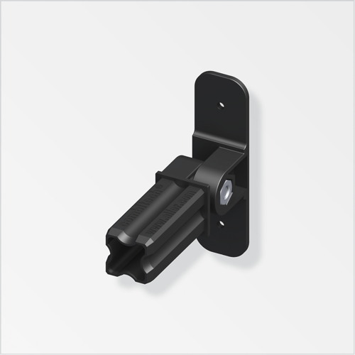 Connecteur-base articulé PVC noir 23,5 mm pour M20