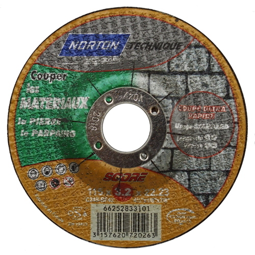 Disque à tronçonner Technique matériaux Ø115