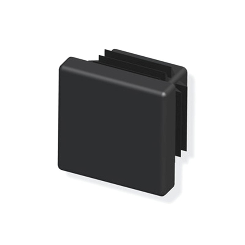 Embout carré rentrant pvc 23,5 x 23,5 mm
