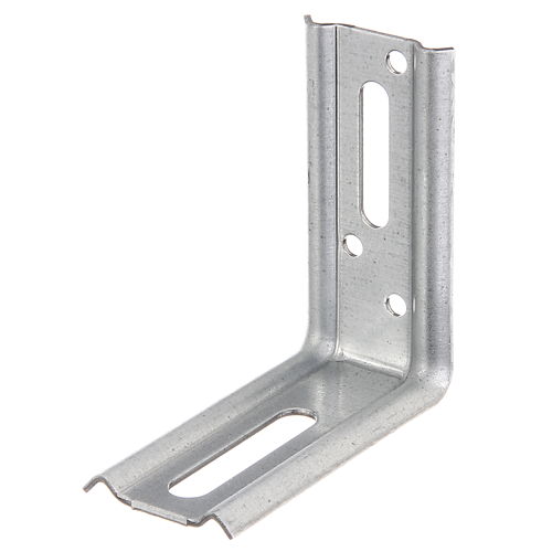 Equerre nervuré galvanisé 90° 70x70x30 mm