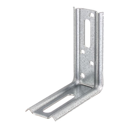 Equerre nervuré galvanisé 90° 80x70x30 mm