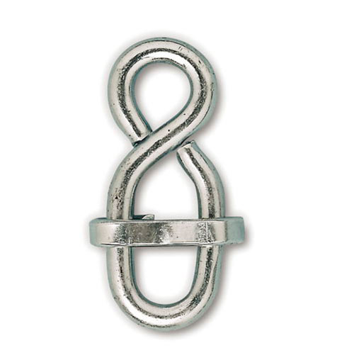 2 huit de réglage acier zinugé ø fil 7mm ø int. 16mm l. 70mm
