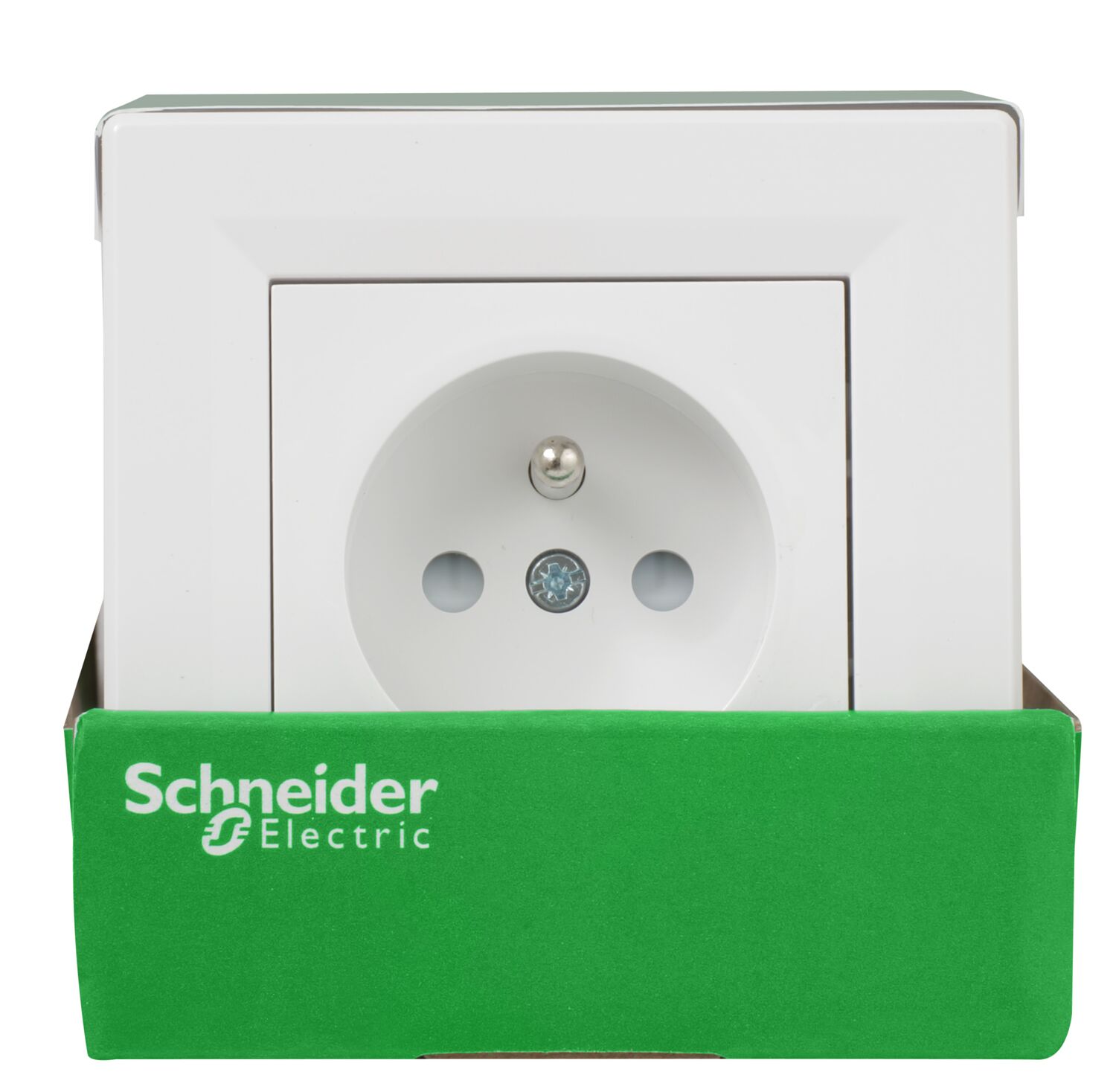 5 prises avec terre Asfora blanc - SCHNEIDER ELECTRIC