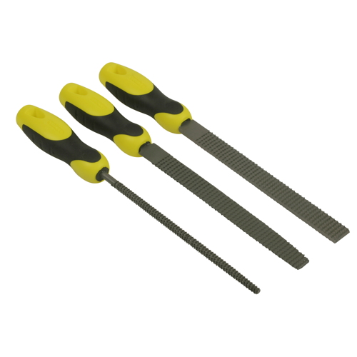 Jeu de 3 râpes grosse piqûre 200 mm