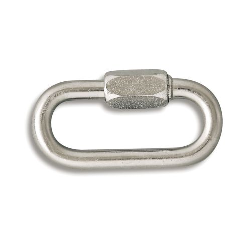 Maillon de jonction acier zingué pour chaîne ø 7mm
