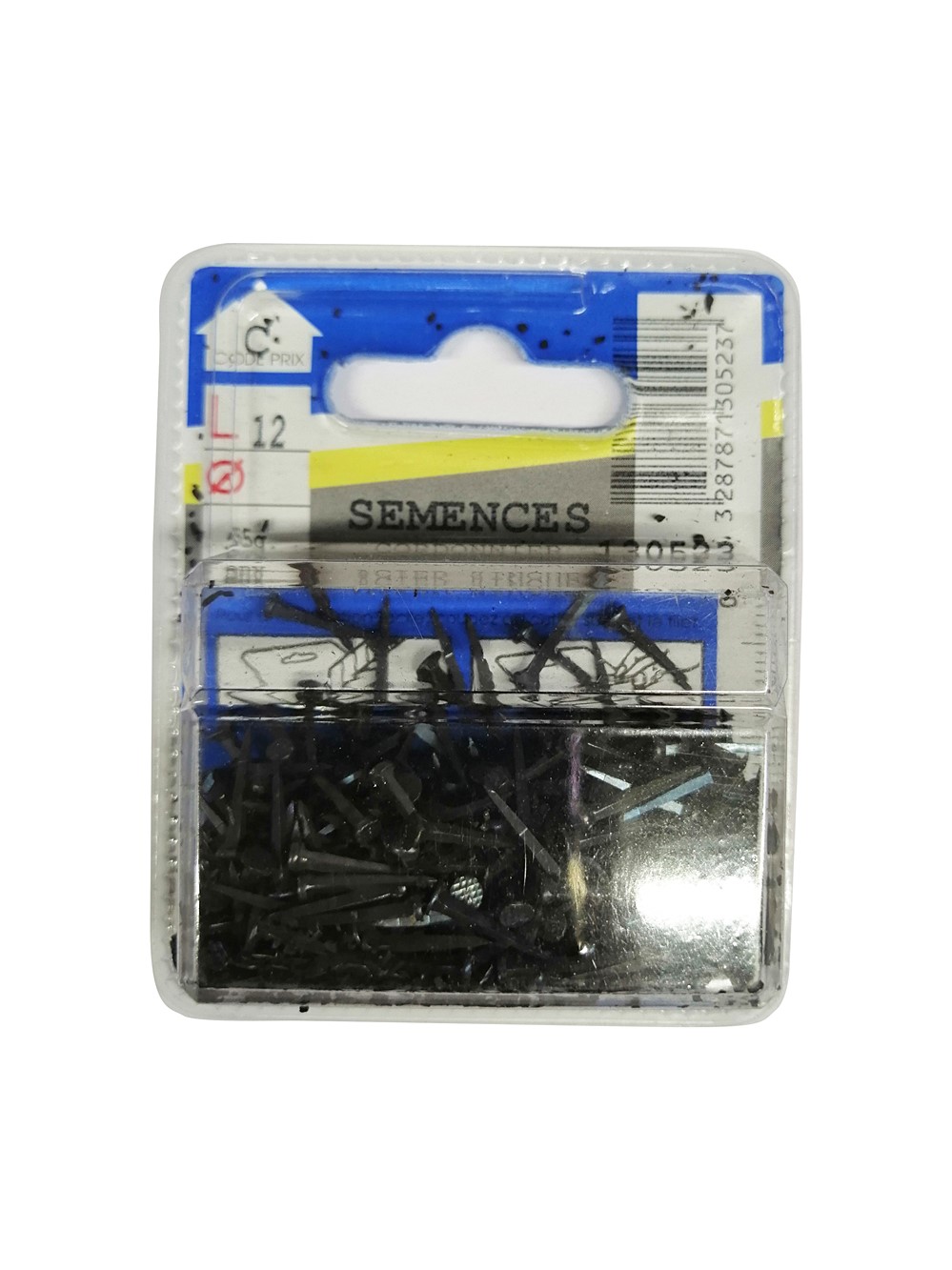 Semences cordonnier acier zingué 12mm