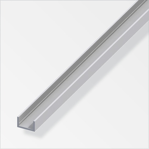 Profilé u alu 22,5 x 10 mm l. 1 m