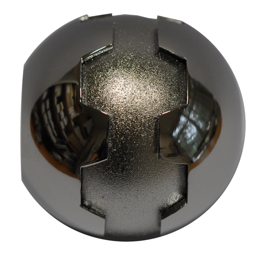 1 embout métal Budapest Ø20 chrome noir