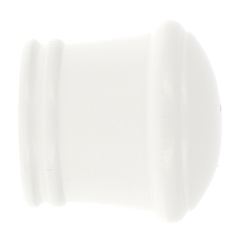 1 embout bois à emboîter Ø35 laqué blanc