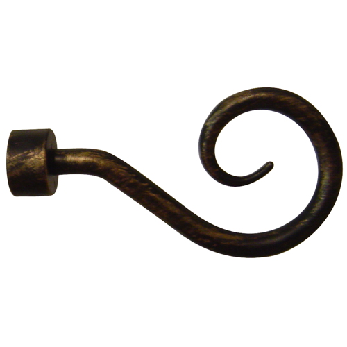 1 embout métal crosse Ø20 bronze shanghaï
