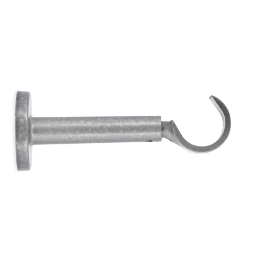 1 support métal ouvert Ø28 extensible de 115 à 170mm gris zi