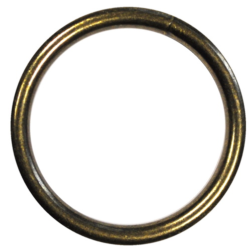 10 anneaux métal Ø42 pour tringle Ø20 effet laiton vieilli MOBOIS