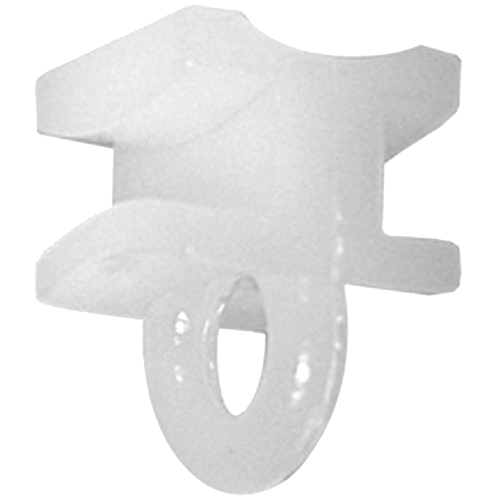 10 glisseurs plastique pour rail 14x8 blanc