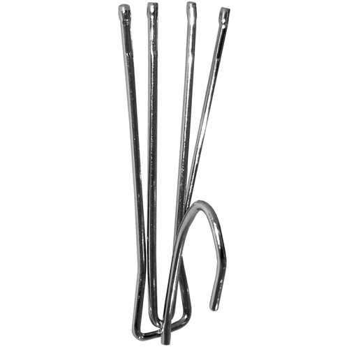 10 agrafes flamandes métal 
