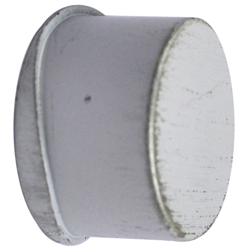 2 embouts métal Azha Ø20 blanc argenté