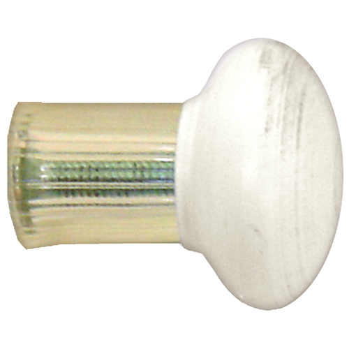 2 embouts métal de fermeture Ø20 blanc patiné