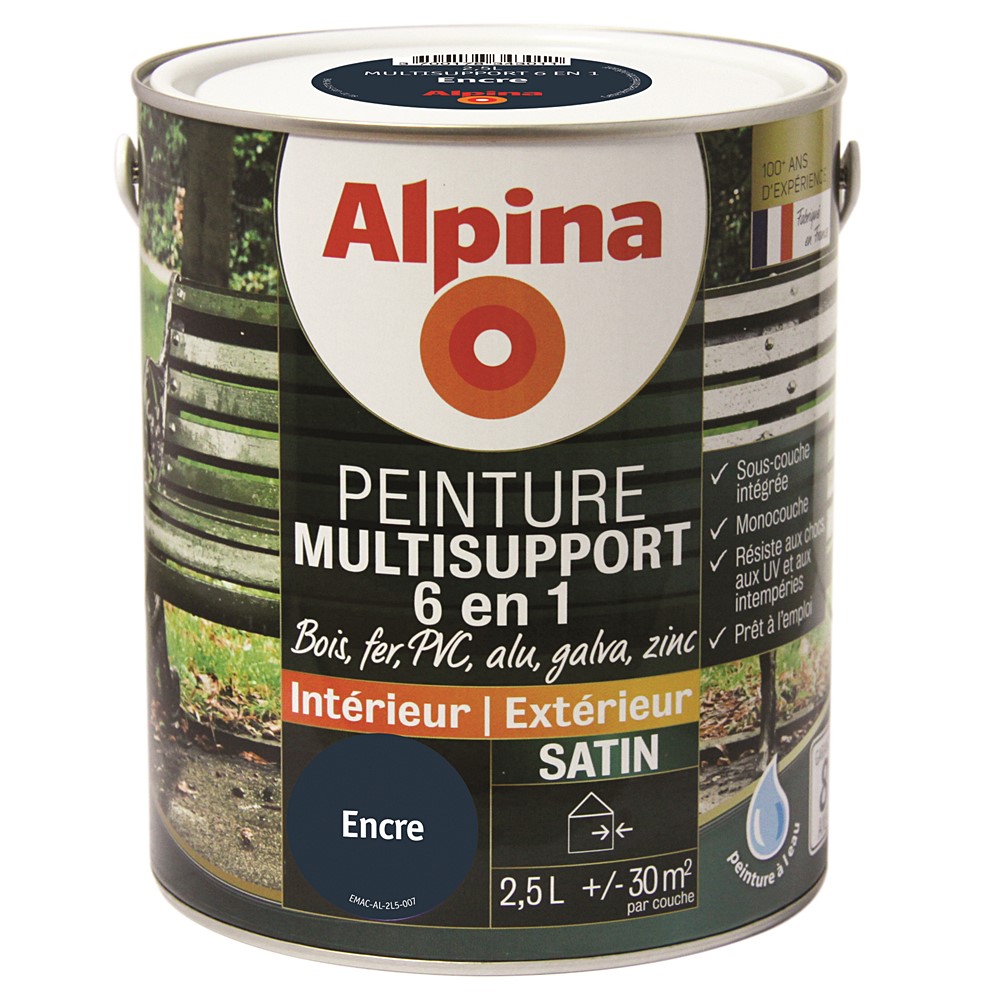 Peinture Multisupport 6 en 1 Encre 2,5L