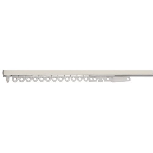 1 profil alu 14x8 monté 2m00 laqué blanc