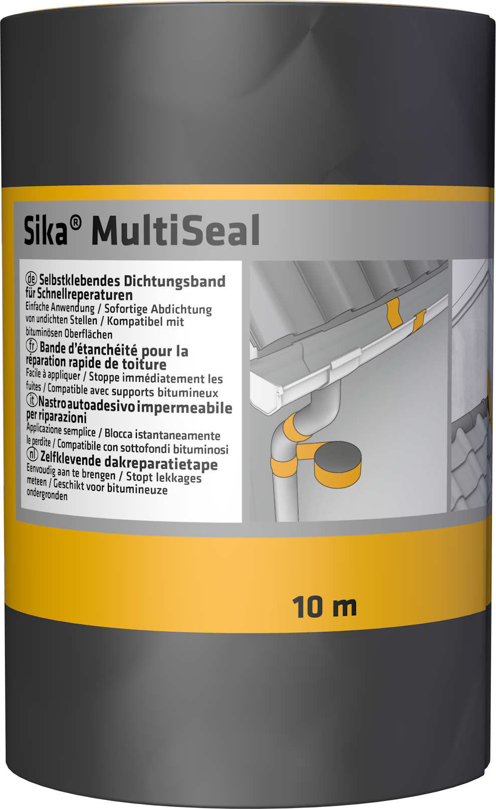 Bande d'étanchéité multiseal gris 225 mm