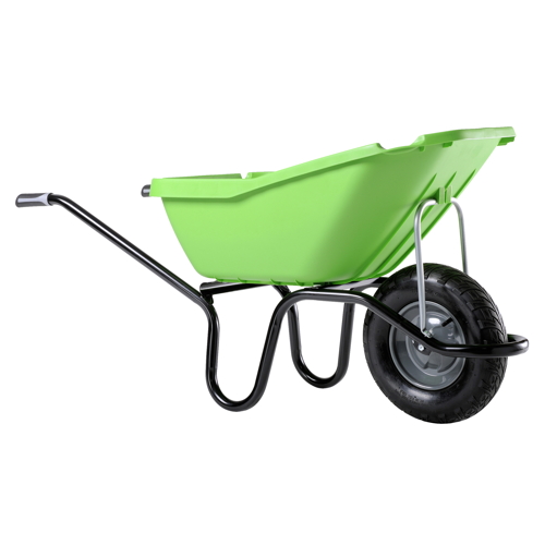 Brouette Pick Up roue gonflée 110 L verte - HAEMMERLIN