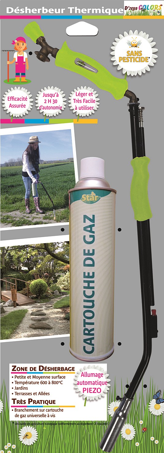 Désherbeur thermique vert STAR