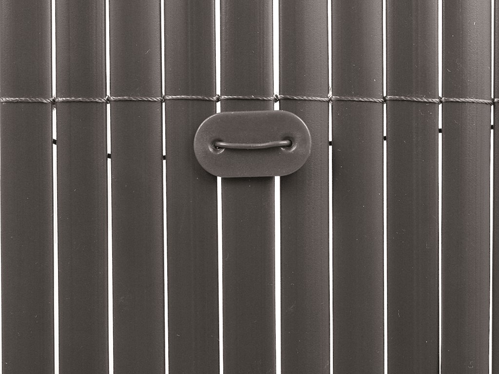 26 fixations pour canisses Fixcane Gris - INTERMAS