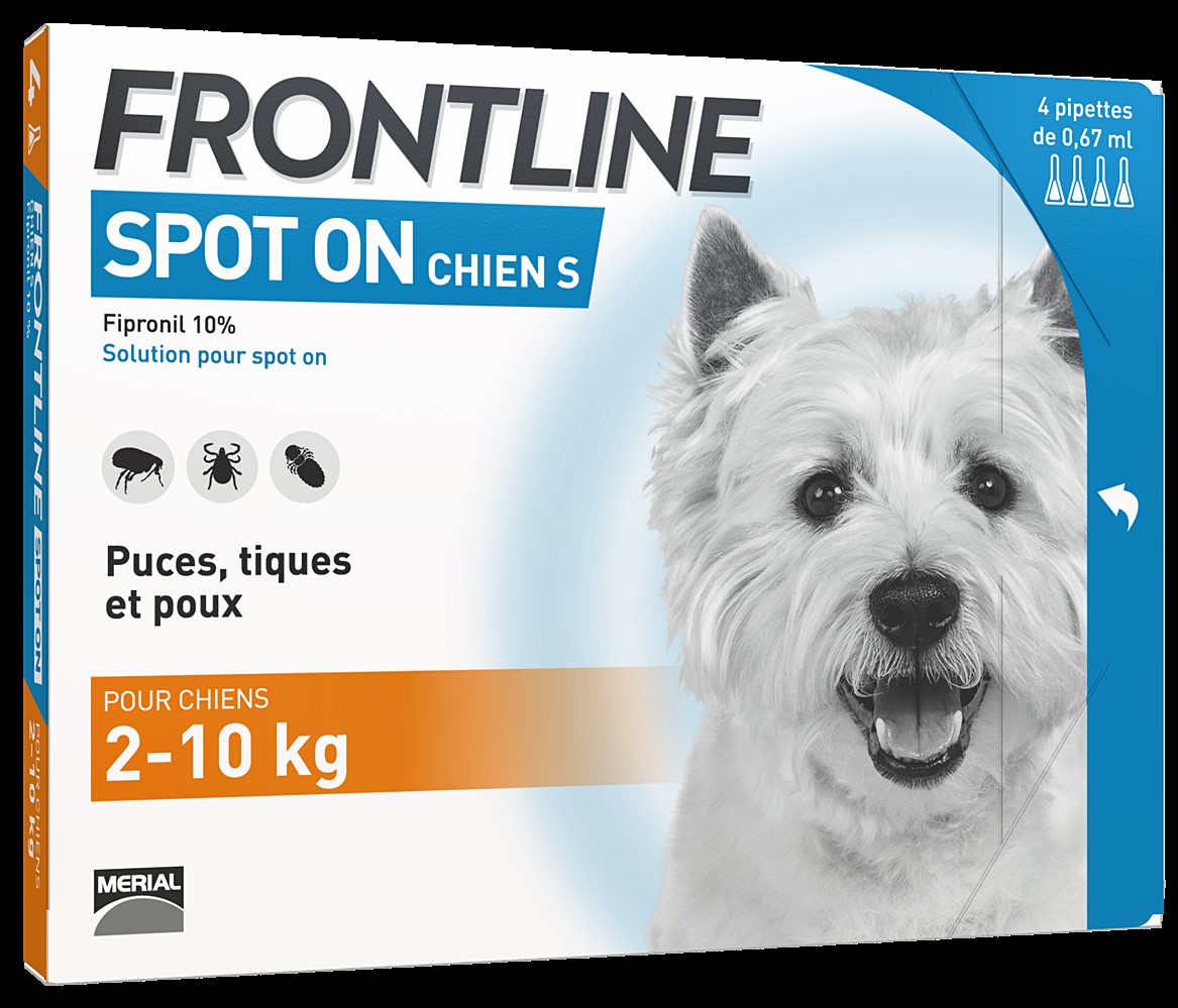 Pipette antiparasitaire spot on chien 2-10kg 4
