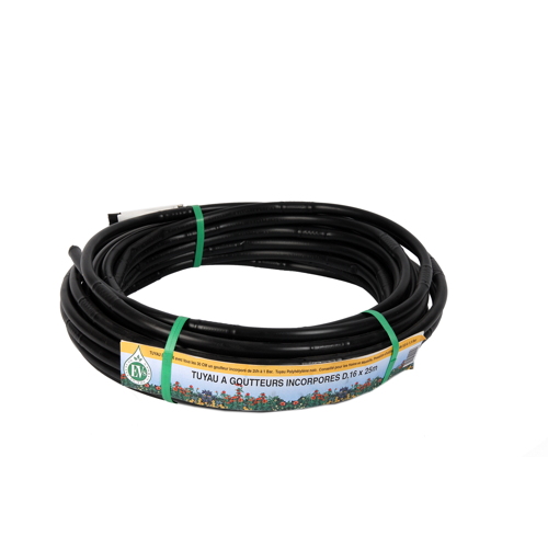 Tuyau avec goutteurs incorporés ø16mm 25m