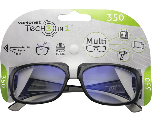 Lunettes de protection Tech3 350 BC  Verres multi distances