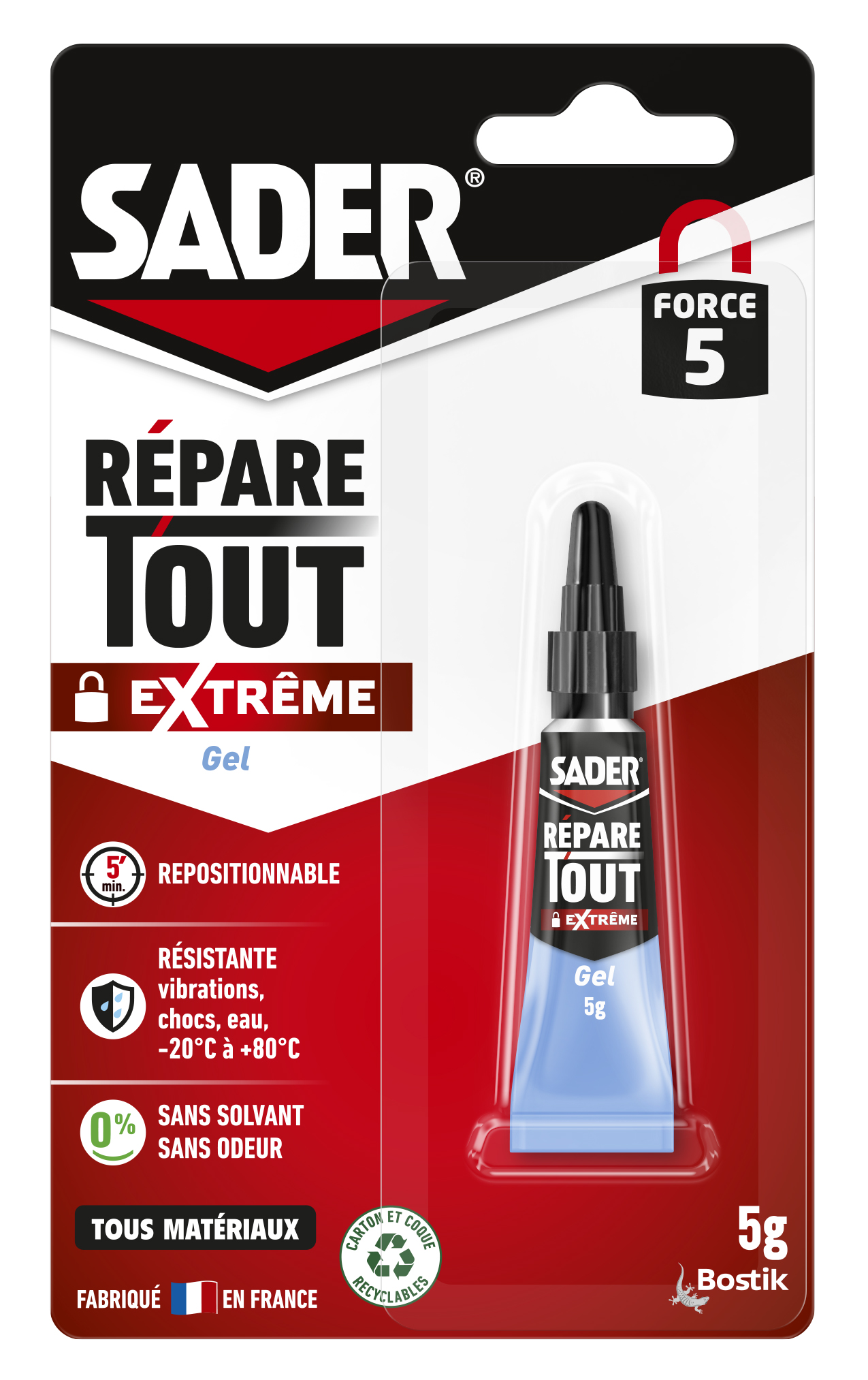 Sader répare tout tube de 57gr sous blister