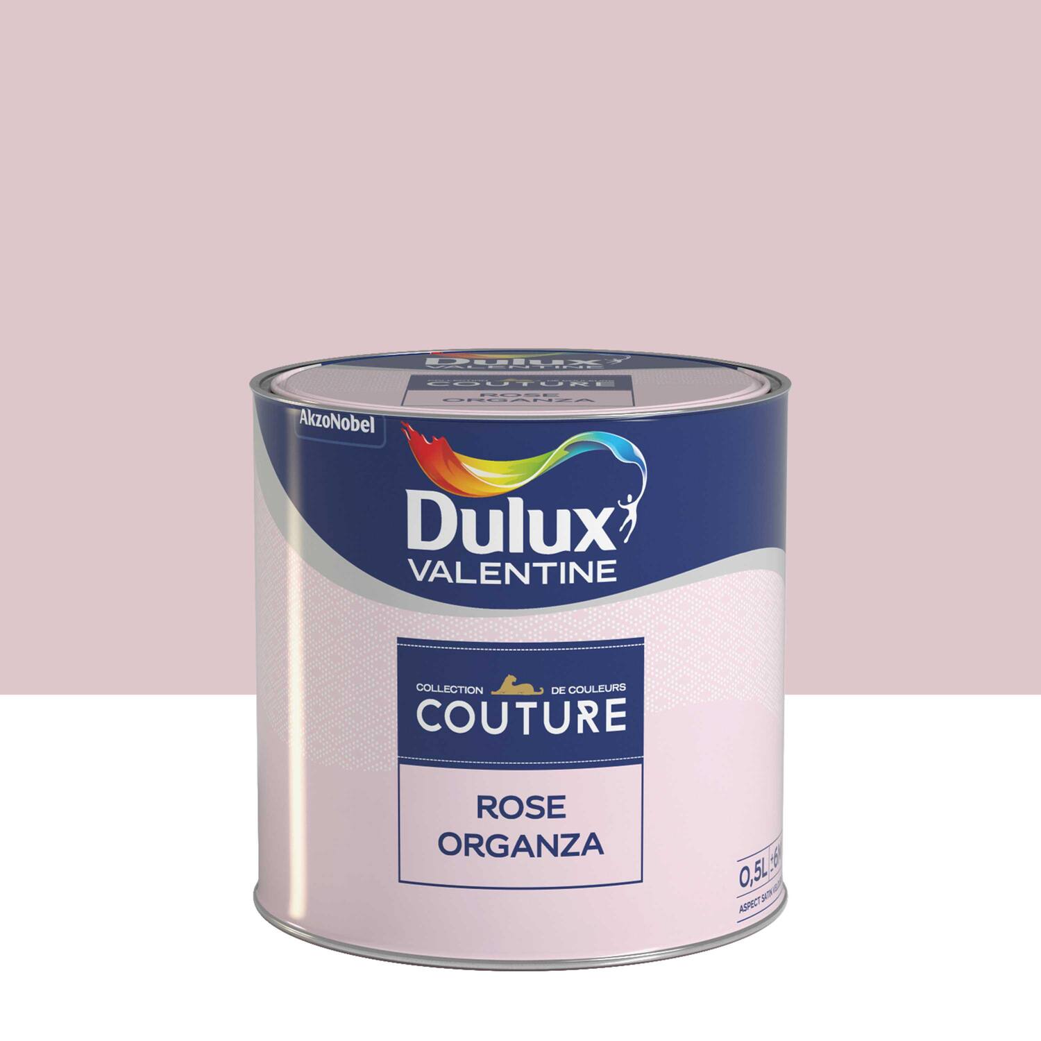Peinture Murs et boiseries Couture Rose Organza Satin Velours 0,5L - DULUX VALENTINE