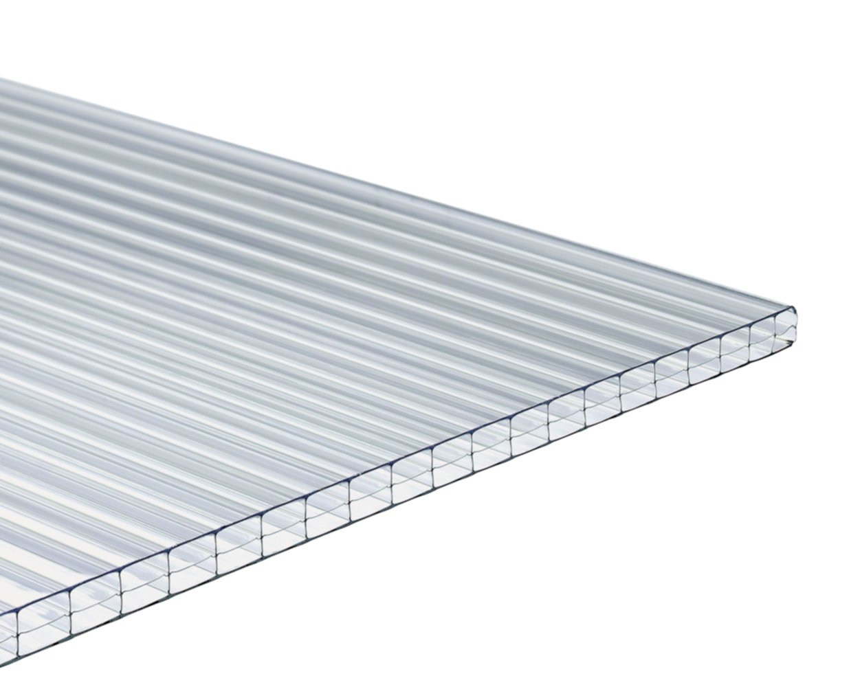 Plaque polycarbonate alvéolaire 6mm 2x1,05m