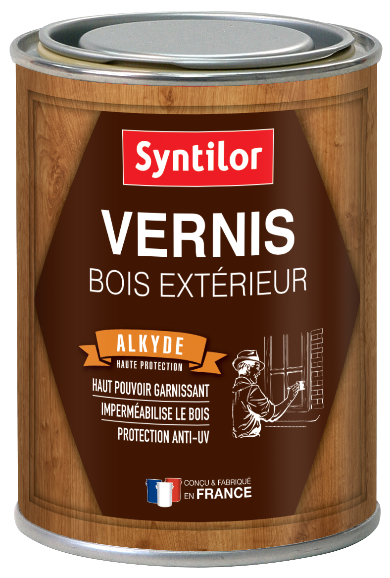 Vernis traditionnel bois extérieur incolore brillant  0,25L - SYNTILOR