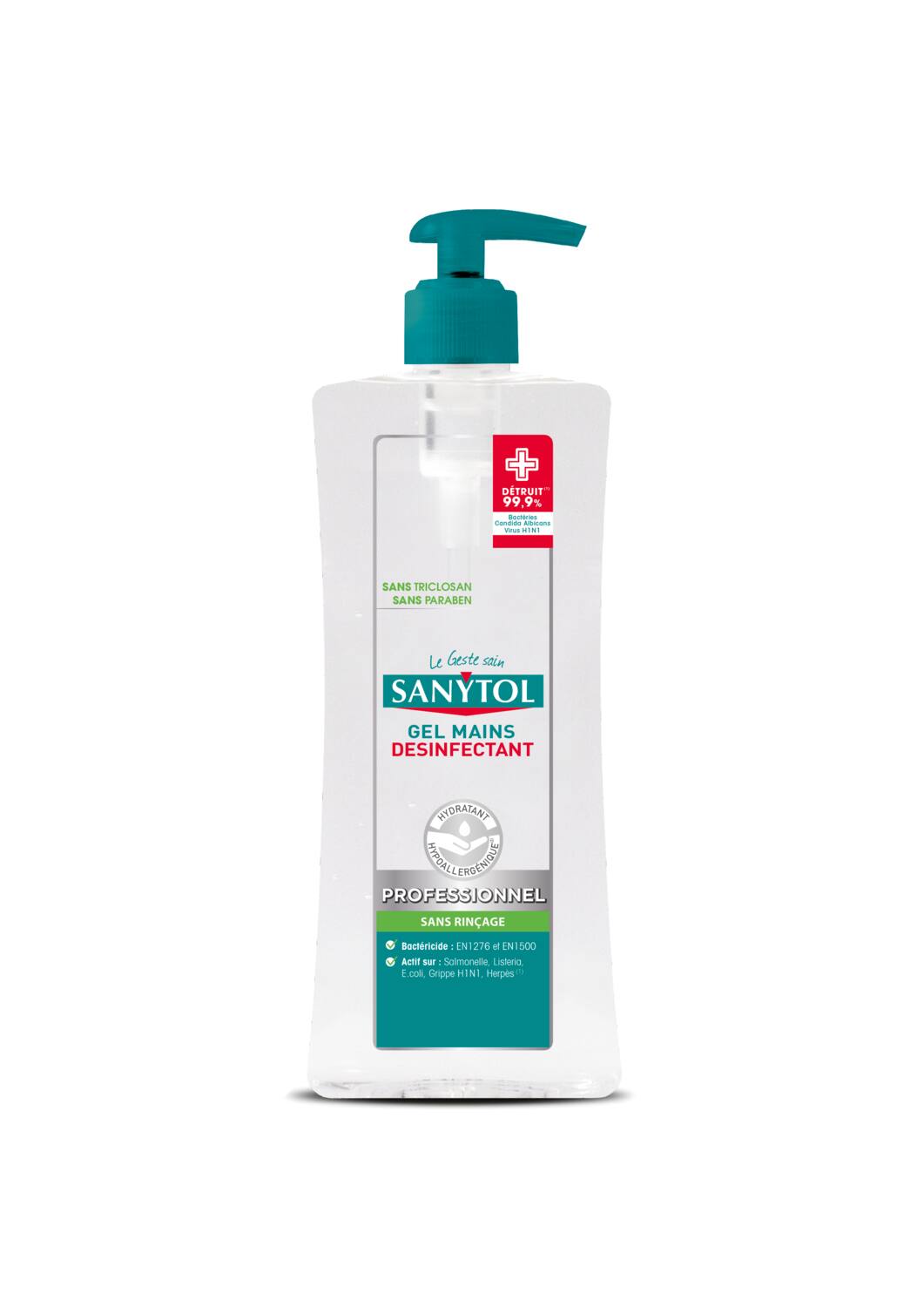 SANYTOL PRO GEL DESINFECTANT MAINS 500 ml