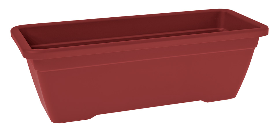 JARDINIERE VENEZIA 50CM ROUGE FONCE