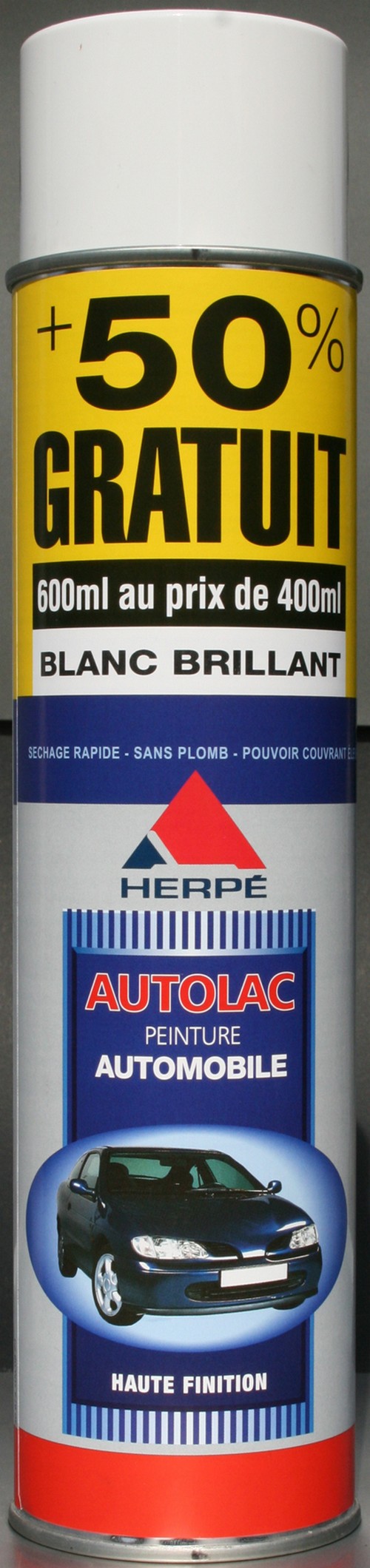 PEINTURE BLANC BRILLANT 600ML